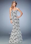 Picture of: Lace Mermaid Prom Gown with Sweetheart Neckline in Print, Style: 22219, Main Picture