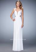 Picture of: Sexy Prom Dress with Cut Outs and Open Back in White, Style: 22224, Detail Picture 3
