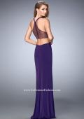 Picture of: Elegant Prom Dress with Sheer Back and Rhinestones in Purple, Style: 22288, Main Picture