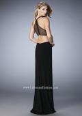 Picture of: Elegant Prom Dress with Sheer Back and Rhinestones in Black, Style: 22288, Detail Picture 2