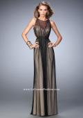 Picture of: Elegant Prom Gown with Black Beading and Open Back in Black, Style: 22464, Main Picture