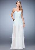 Picture of: Polka Dot Jumper with Long Chiffon Overskirt and Bow, Style: 22484, Detail Picture 1
