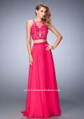 Picture of: Beaded and Embroidered Two Piece Prom Dress in Pink, Style: 22652, Main Picture