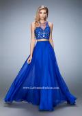 Picture of: Beaded and Embroidered Two Piece Prom Dress in Blue, Style: 22652, Detail Picture 1