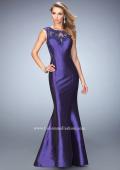 Picture of: Mermaid Prom Gown with Crystals and Beads in Purple, Style: 22723, Main Picture