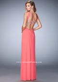 Picture of: Long Sweetheart Neckline Prom Dress with Crystals in Orange, Style: 22727, Back Picture