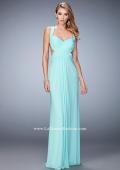 Picture of: Long Sweetheart Neckline Prom Dress with Crystals in Blue, Style: 22727, Detail Picture 2