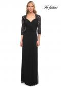 Picture of: Jersey Gown with Knot Detail and Lace Sleeves, Style: 23244, Detail Picture 8