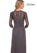 Picture of: Jersey Gown with Knot Detail and Lace Sleeves, Style: 23244, Detail Picture 10