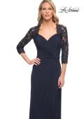 Picture of: Jersey Gown with Knot Detail and Lace Sleeves, Style: 23244, Detail Picture 11