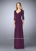 Picture of: Jersey Gown with Knot Detail and Lace Sleeves, Style: 23244, Detail Picture 13