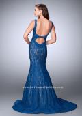 Picture of: Beaded Lace Mermaid Homecoming Dress, Style: 23413, Detail Picture 2