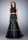 Picture of: Two Piece Dress with a Racer Back and Mermaid Skirt in Black, Style: 23543, Main Picture