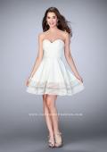 Picture of: Jersey Romper Dress with Sweetheart Neckline in White, Style: 23593, Detail Picture 4
