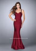 Picture of: Fitted Jersey Dress with Sweetheart Neckline and Beading in Red, Style: 23625, Main Picture