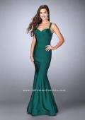 Picture of: Fitted Jersey Dress with Sweetheart Neckline and Beading in Green, Style: 23625, Detail Picture 2