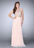 Picture of: Two Piece Prom Dress with A-line Skirt and Lace in Pink, Style: 23775, Detail Picture 1