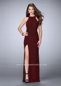 Picture of: Sparkly Jersey Dress with High Neckline and Open Back, Style: 23783, Detail Picture 2