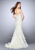 Picture of: Strapless Lace Mermaid Dress with Sweetheart Neckline in White, Style: 23840, Back Picture