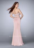 Picture of: Two Piece Prom dress with a Pearls and Stones in Pink, Style: 23899, Back Picture