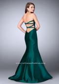 Picture of: Mikado Mermaid Dress with Sweetheart Neckline in Green, Style: 23916, Back Picture