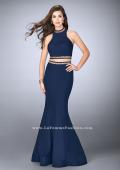 Picture of: Prom Dress with High Collar and Mermaid Skirt in Blue, Style: 23932, Main Picture