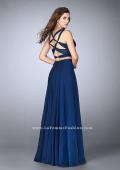 Picture of: Two Piece A-line Chiffon Dress with Sweetheart Neckline in Blue, Style: 23979, Main Picture