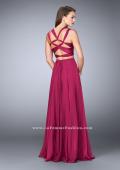 Picture of: Two Piece A-line Chiffon Dress with Sweetheart Neckline in Pink, Style: 23979, Detail Picture 3