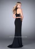 Picture of: Two Piece Dress with Lace Up Sides and Racer Back in Black, Style: 23984, Detail Picture 3