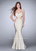 Picture of: Two Piece Jersey Dress with Beaded Strappy Back in Nude, Style: 24000, Detail Picture 2