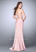 Picture of: Two Piece Jersey Dress with Unique Strappy Back in Pink, Style: 24030, Main Picture