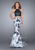 Picture of: Two Piece Mermaid Prom Dress with Printed Skirt in Print, Style: 24067, Main Picture