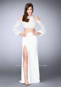 Picture of: Could Shoulder Long Sleeve Two Piece Prom Dress, Style: 24116, Detail Picture 1