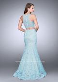 Picture of: Two Piece Lace Prom Dress with Mermaid Skirt in Blue, Style: 24269, Back Picture
