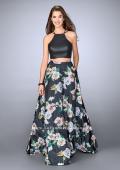 Picture of: Floral Two Piece Dress with Strappy Back and Pockets in Print, Style: 24280, Main Picture