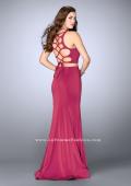 Picture of: Two Piece Prom Dress with Lace Up Back in Pink, Style: 24310, Main Picture