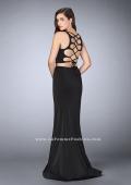 Picture of: Two Piece Prom Dress with Lace Up Back in Black, Style: 24310, Detail Picture 2