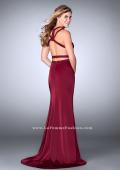 Picture of: Beaded strappy two piece with a high neckline in Red, Style: 24420, Detail Picture 4