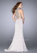 Picture of: High Neck Two piece Prom Dress with Detailed Beading, Style: 24495, Back Picture