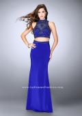 Picture of: High Neck Two piece Prom Dress with Detailed Beading, Style: 24495, Detail Picture 1