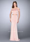 Picture of: Off the Shoulder Two Piece Dress with Strappy Back in Pink, Style: 24520, Main Picture