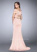 Picture of: Off the Shoulder Two Piece Dress with Strappy Back in Pink, Style: 24520, Detail Picture 3