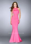 Picture of: High Neck Neoprene Dress with Side Cut Outs in Pink, Style: 24636, Main Picture