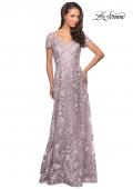 Picture of: Long Lace Evening Dress with Cap Sleeves, Style: 27870, Detail Picture 5
