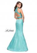 Picture of: Beaded Two Piece Mermaid Prom Dress with Open Back in Aqua, Style: 26255, Detail Picture 2