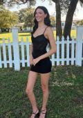 Picture of: Sheer Sparkle Corset Mini Dress in Black, Style: 33234, Detail Picture 2