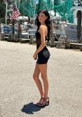 Picture of: Strapless Lace Corset Ruched Mini Dress in Black, Style: 33239, Detail Picture 2
