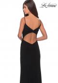 Picture of: Long Sequined Dress with Sweetheart Neckline in Black, Style: 27879, Detail Picture 4