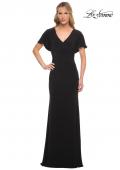 Picture of: Chic Jersey Dress with V Neck and Loose Sleeves in Black, Style: 29997, Main Picture