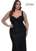 Picture of: Metallic Curve Dress with Flattering Ruching in Black, Style: 32991, Detail Picture 8